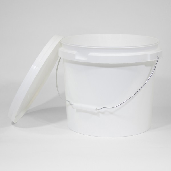 White plastic bucket on sale